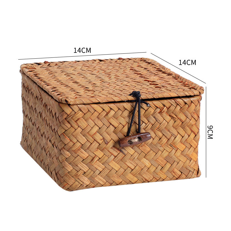 Handwoven Storage Box with Lid Stornfield