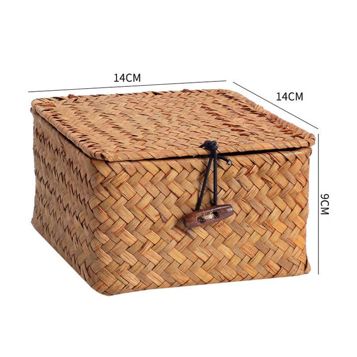 Handwoven Storage Box with Lid Stornfield