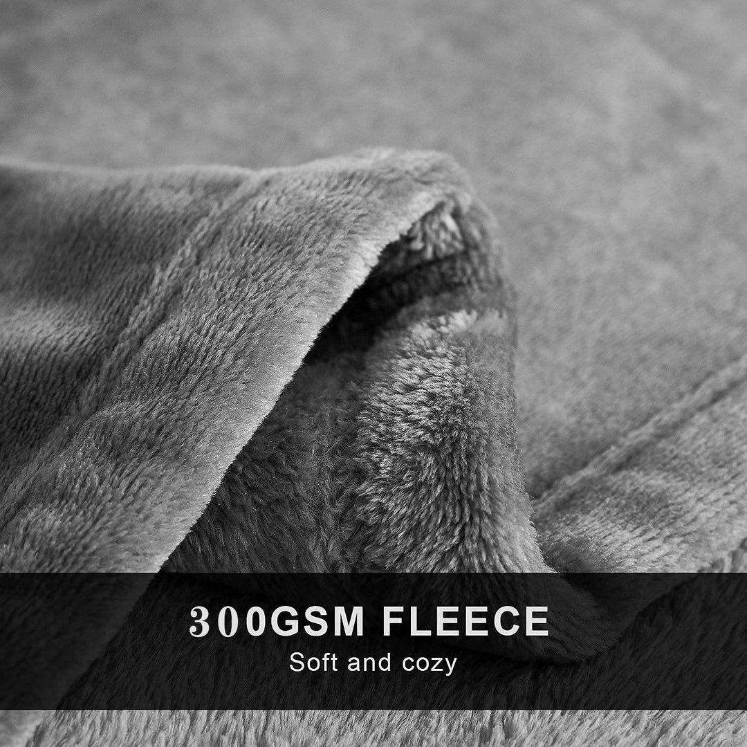 Ultra-Soft Plush Fleece Throw Blanket
