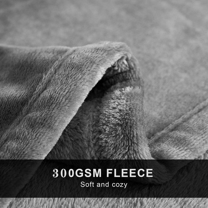 Ultra-Soft Plush Fleece Throw Blanket