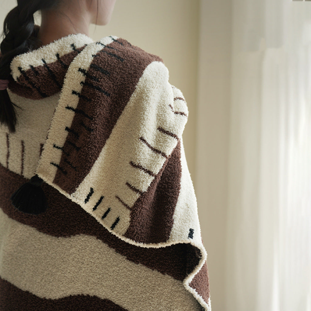 Plush Fabric Decorative Throw Blanket Stornfield