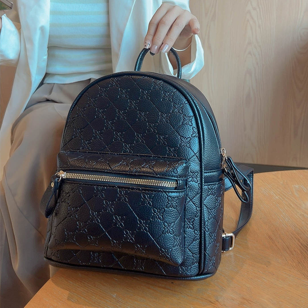 Floral Textured Mini Backpack Stornfield