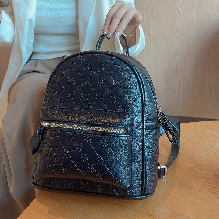Floral Textured Mini Backpack Stornfield