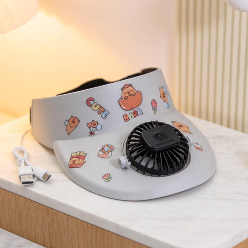 Ladies Comfortable Table Fan with Playful Design Stornfield