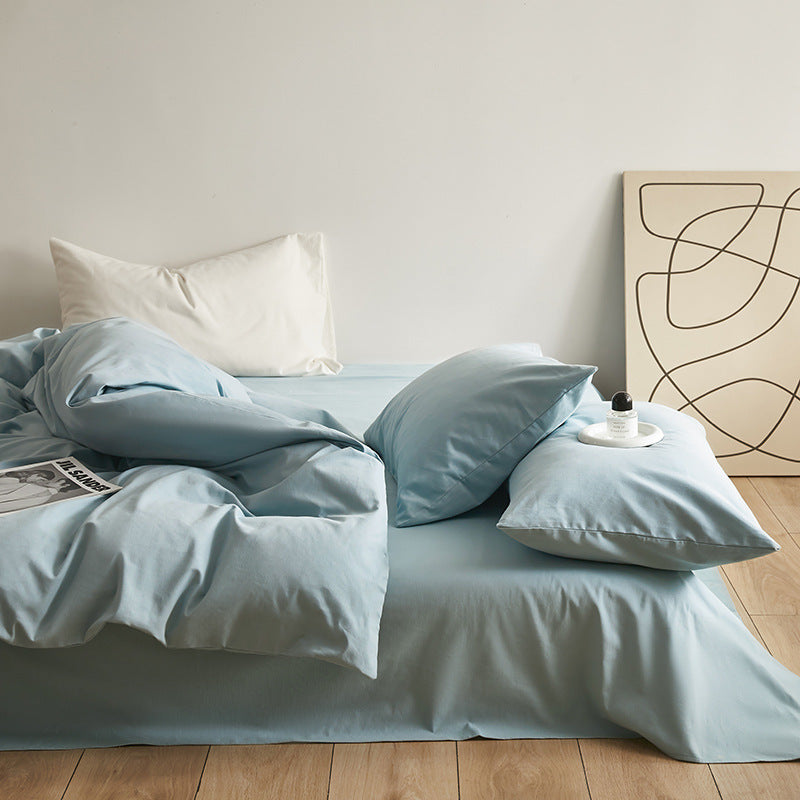 Luxurious cotton satin bedding set