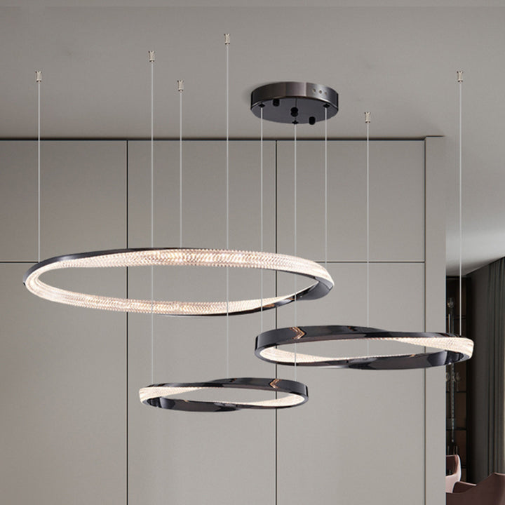 Modern Suspension Ring Chandelier
