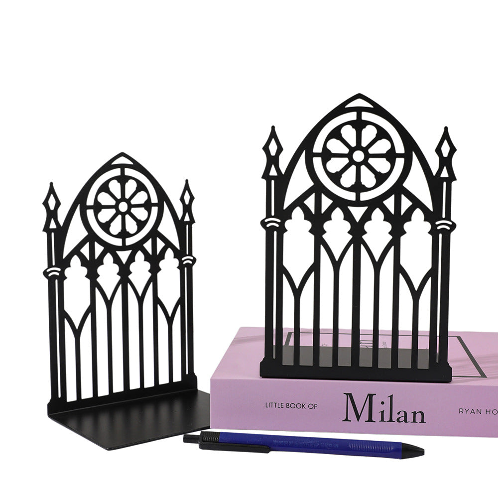 Decorative Gothic Arch Bookends