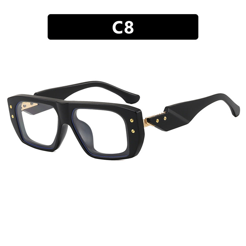 Women's fashionable square glasses with multicolored transparent frame Stornfield