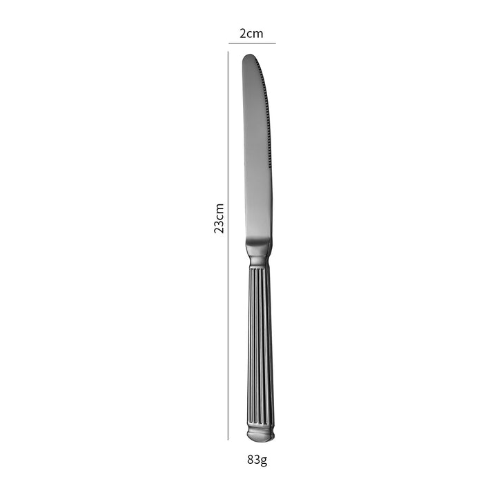 Elegant dessert spoon with exclusive surface design Stornfield