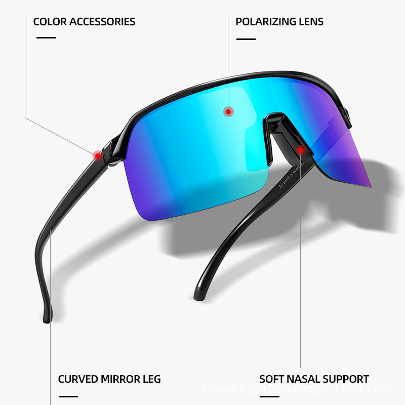 Women Sports Sunglasses with Wide Frame and Integrated UV Protection Stornfield