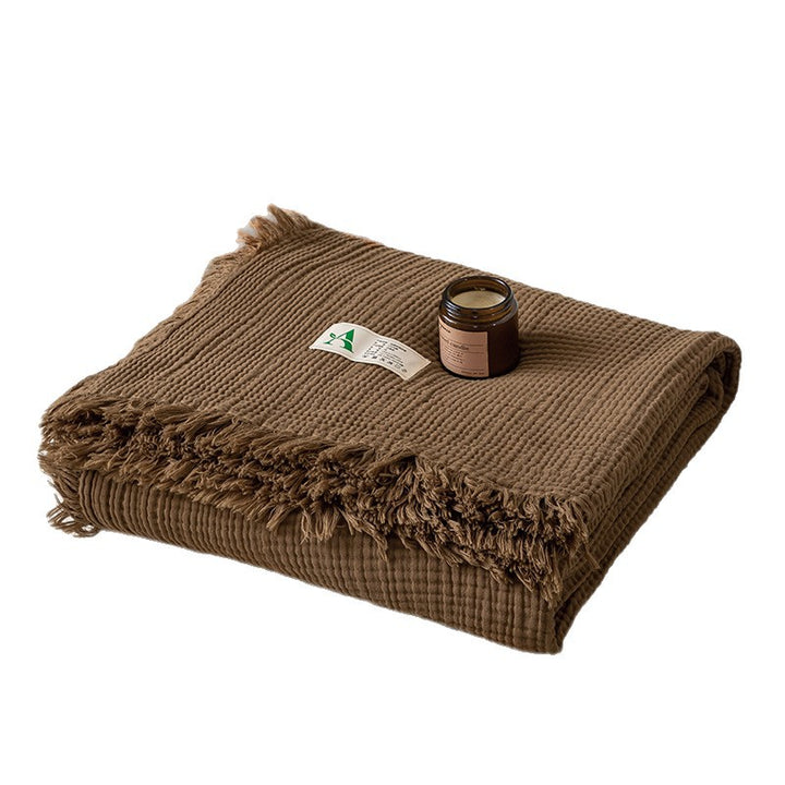 Cozy Waffle Weave Blanket