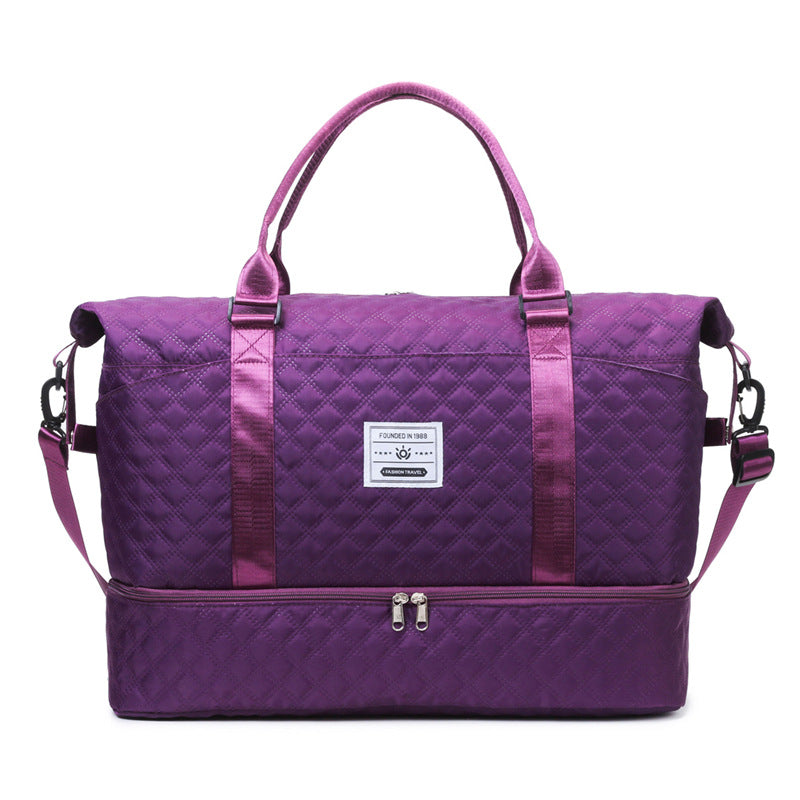 Quilted Travel Weekender Bag