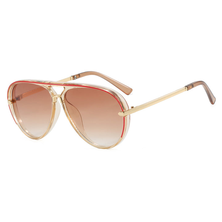 Women's fashion pilot sunglasses with elegant metal accents Stornfield