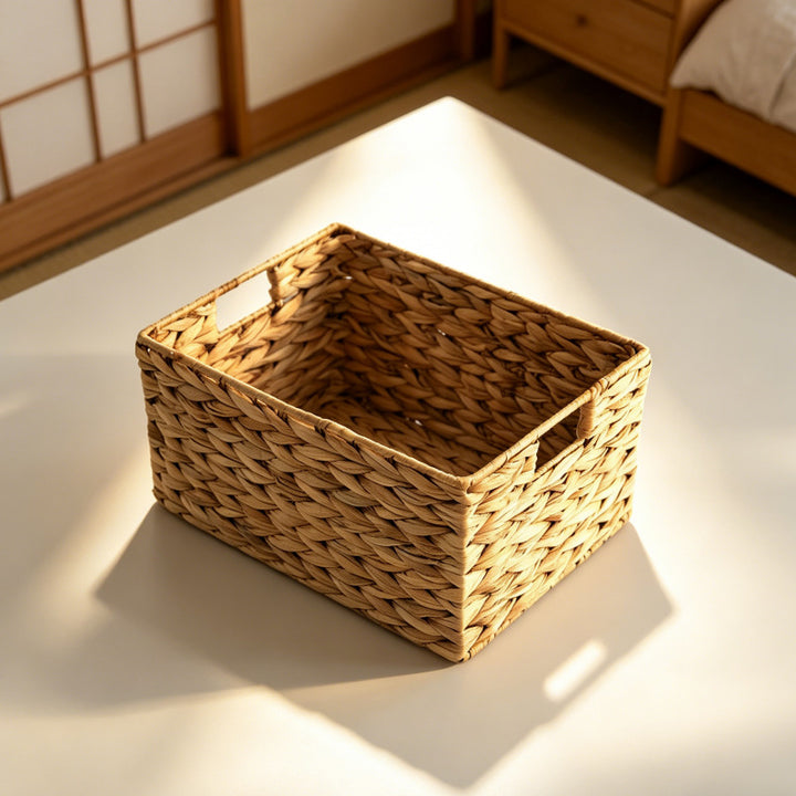 Woven Rectangular Storage Basket Stornfield