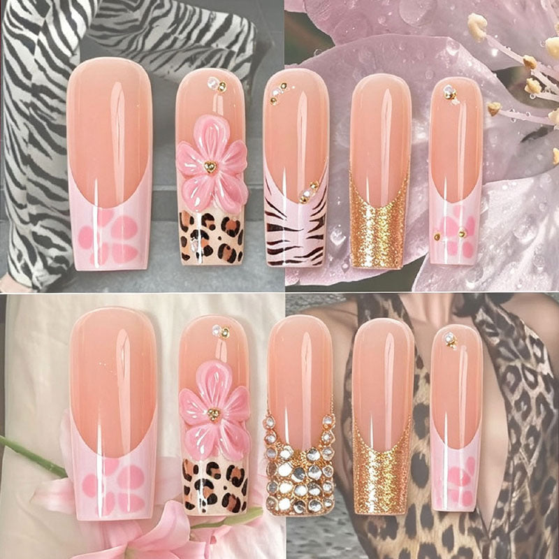 Floral Art Press-On Nail Tips Stornfield