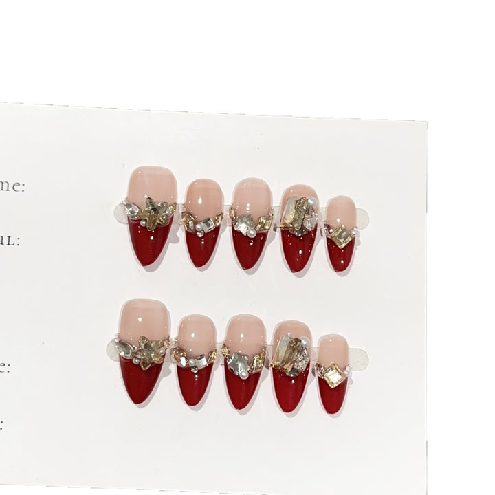 Designer Stiletto Press-On Nail Set
