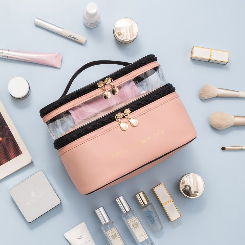 Dual-Layer Transparent Cosmetic Organizer Stornfield