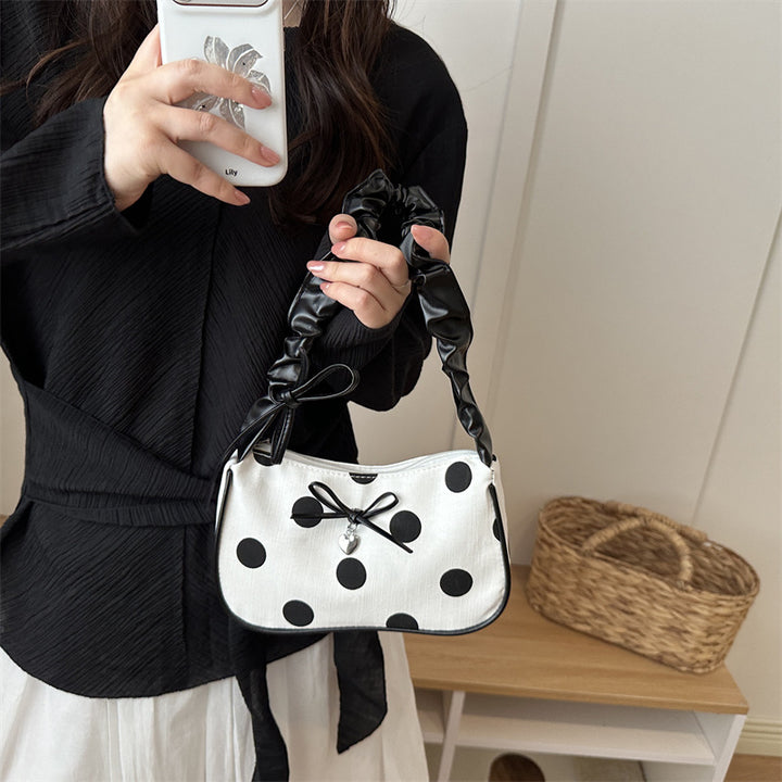 Charming Polka Dot Evening Handbag