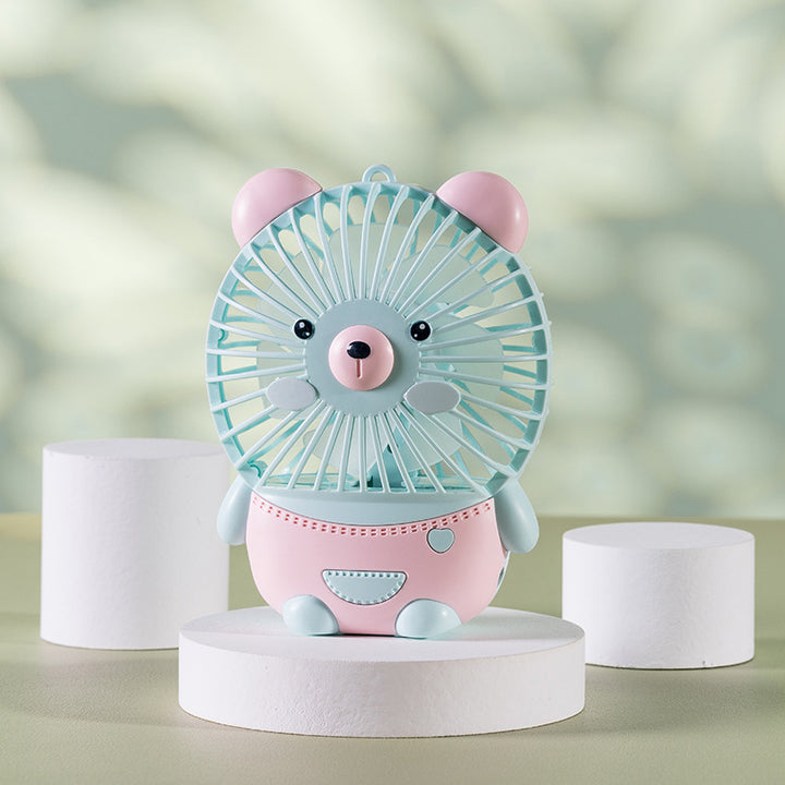 Unisex Mini Hand Fan in cute animal design Stornfield
