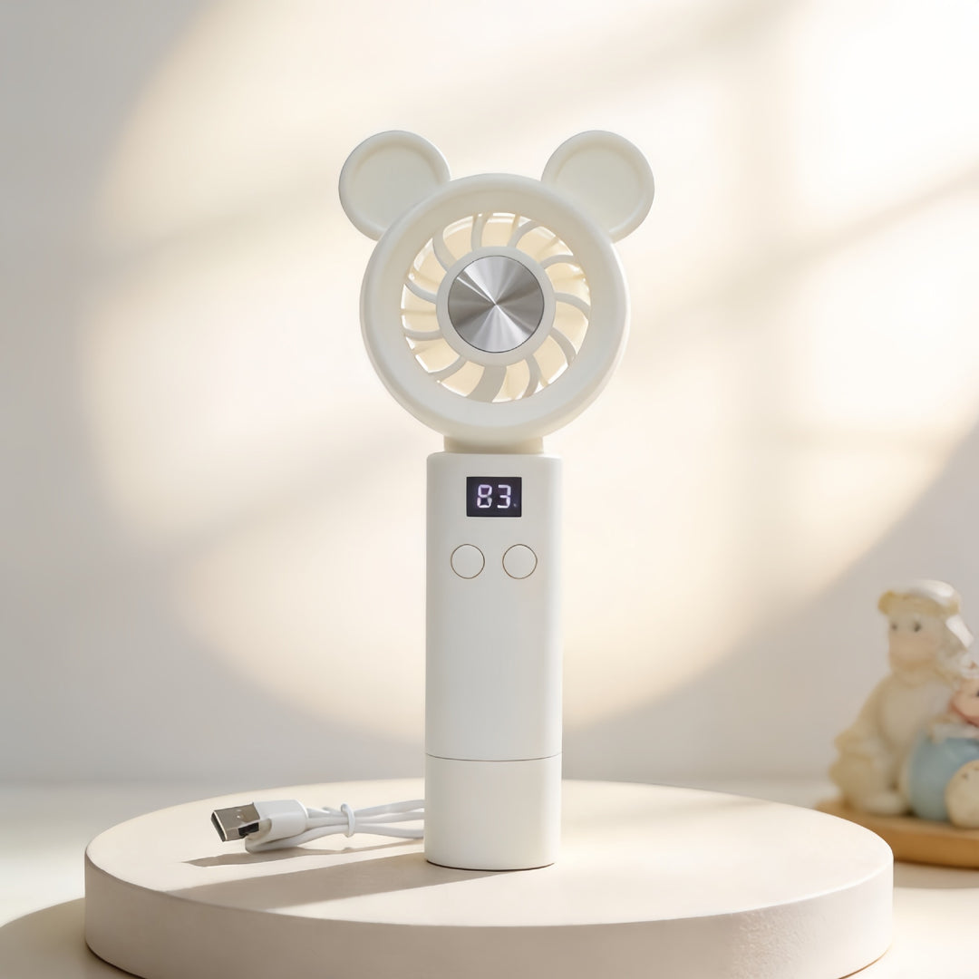 Women's Portable Hand Fan with Innovative Design Stornfield