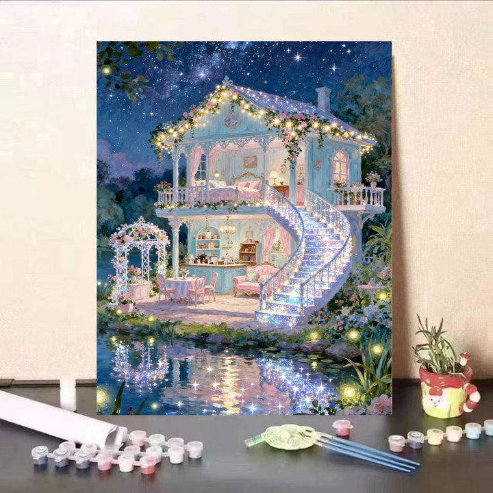 Fairy Tale Dream House Canvas Art Kit Stornfield