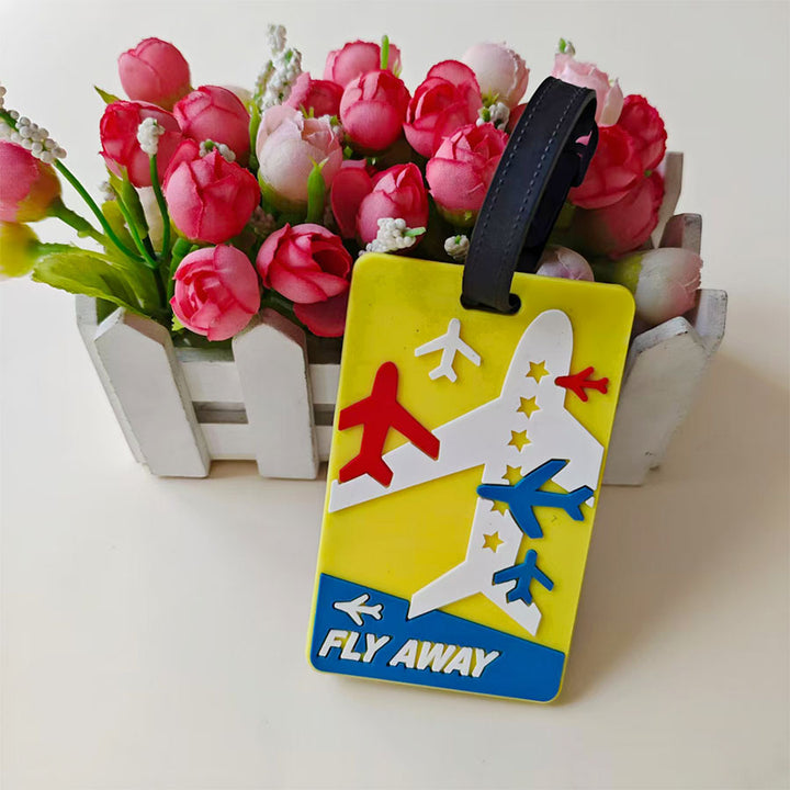 Unisex Luggage Tag with Innovative Air Travel Design Bowlift