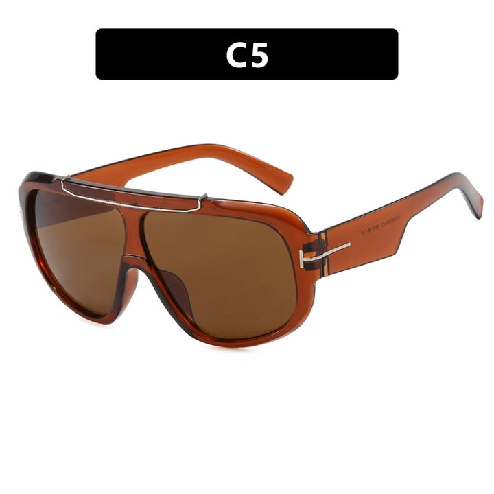 Ladies oversized sunglasses in a modern, transparent design Stornfield