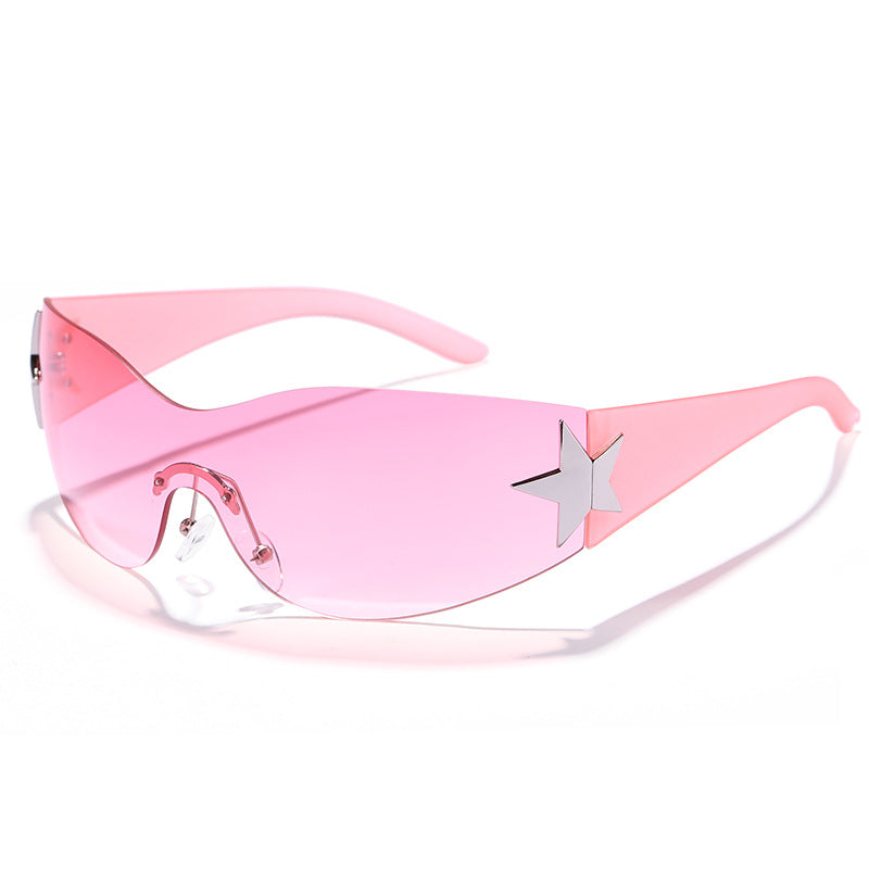 Women's futuristic design sunglasses with unique accents Stornfield