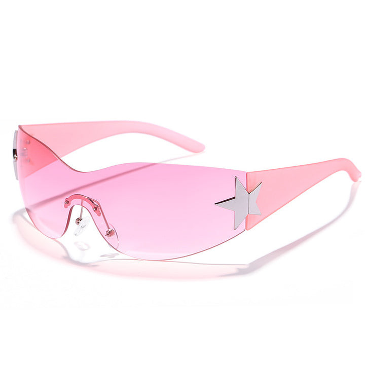 Women's futuristic design sunglasses with unique accents Stornfield