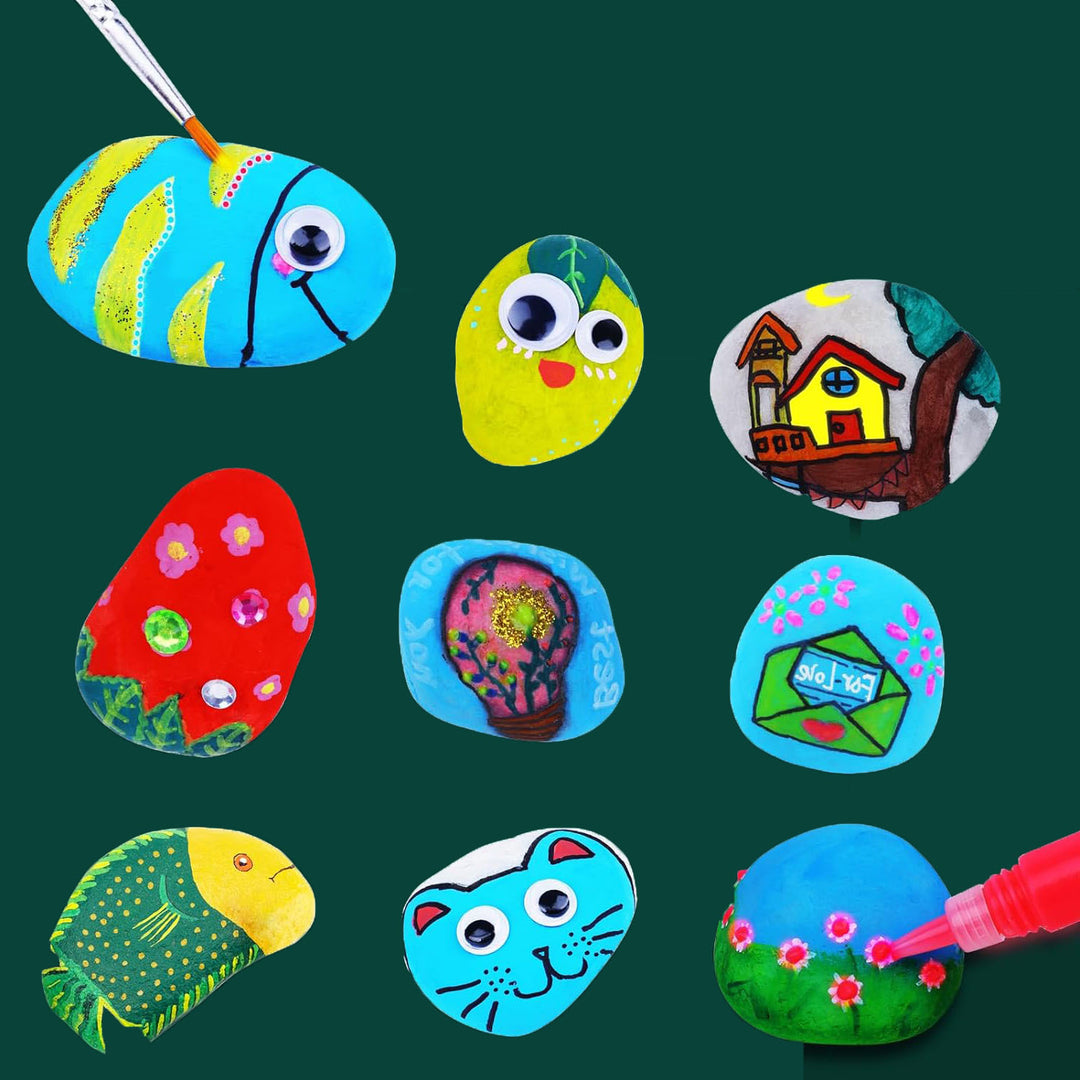Unisex Creative Paint and Craft Set with Stone Motifs Stornfield