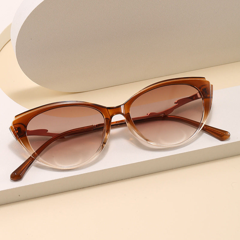 Fashionable Cat-Eye Glasses with Filigree Design Stornfield