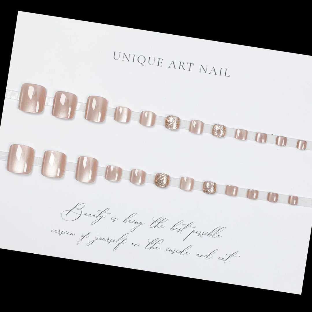 Decorative Gem-Studded Toe Nail Art Stornfield