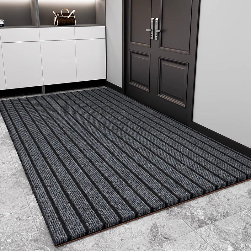 Elegant Striped Entrance Mat Stornfield