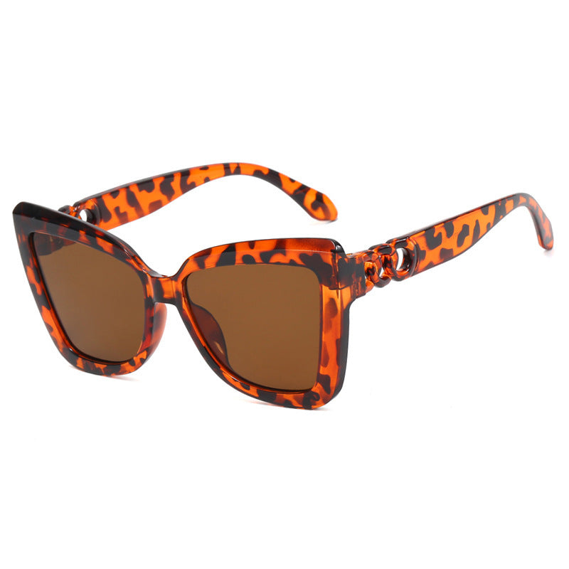 Women's large sunglasses in striking leopard design Stornfield