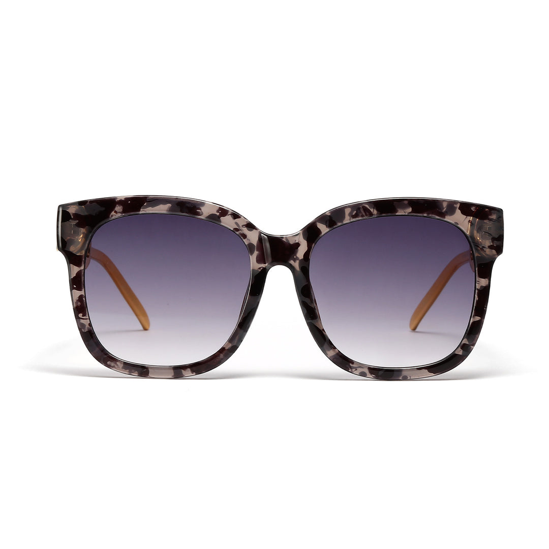 Ladies fashionable oversized sunglasses with luxurious chain frame Stornfield