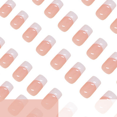 Elegant French Tip Press-On Nail Enhancements Stornfield