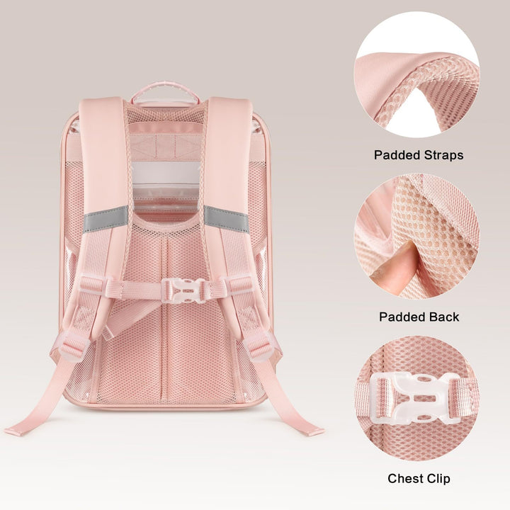 Unisex transparent backpack with multiple compartments and breathable design Stornfield