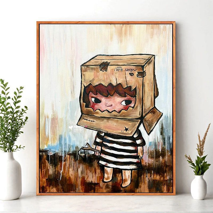 Cartoon Character Wall Art Print Stornfield