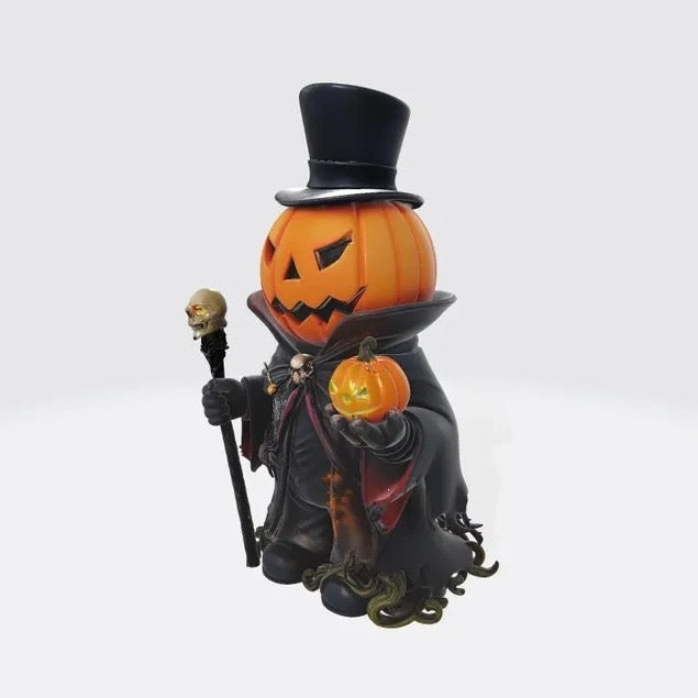 Halloween-Themed Pumpkin Master Figurine Stornfield