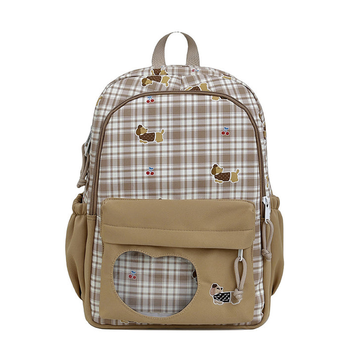 Backpack with Creative Music and Animal Motif Stornfield