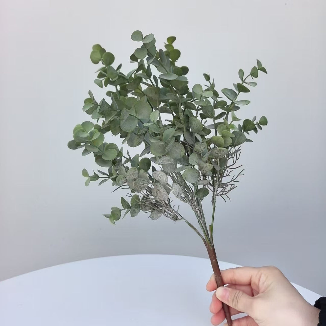 Lifelike Eucalyptus Leaf Stem
