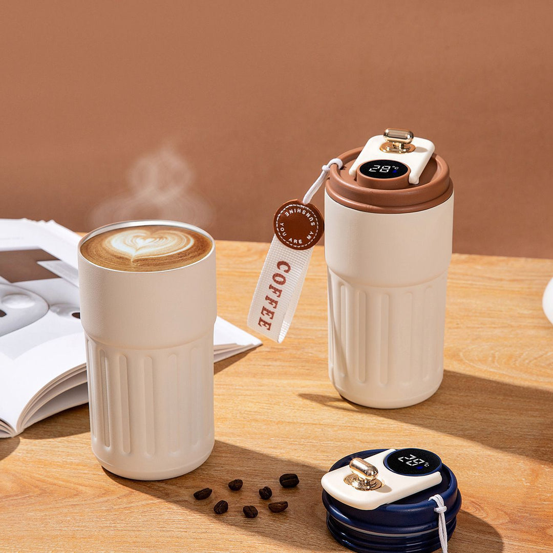Ladies Insulated Coffee Mug with practical folding lid Stornfield