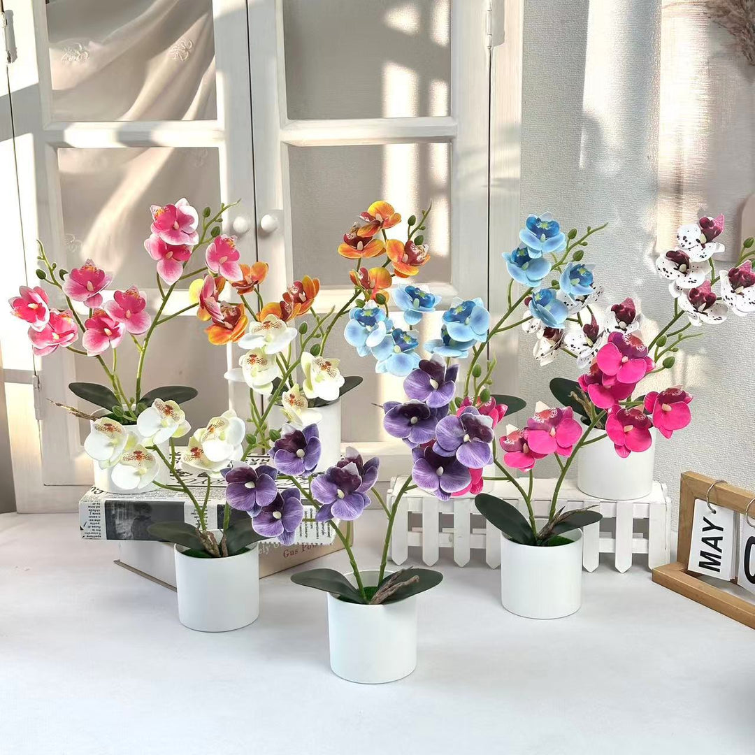 Artificial Orchid Flower Arrangement 1790480814 for Home Decor and Display