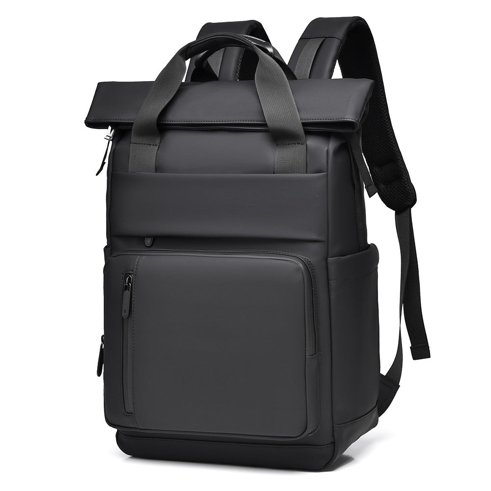 Multi-Pocket Waterproof Roll-Top Backpack Stornfield