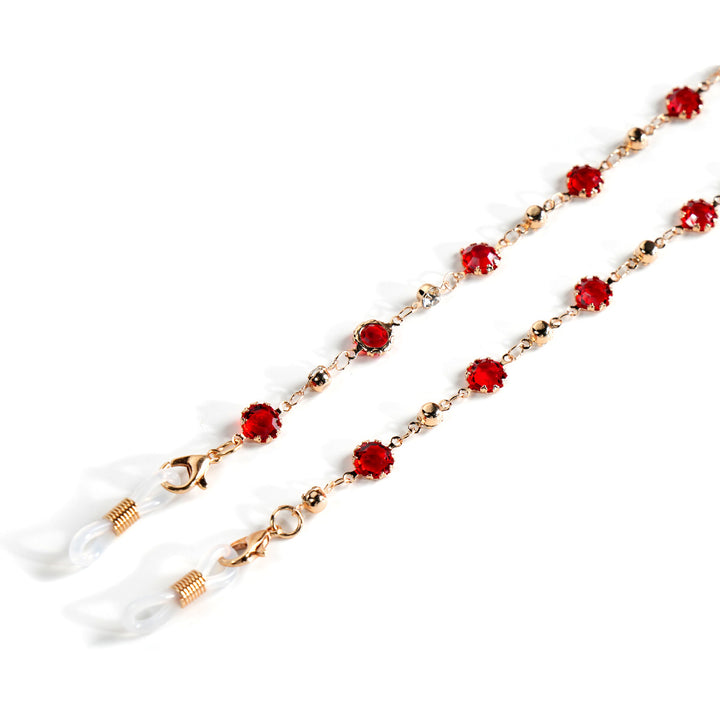 Crystal-Embellished Eyewear Chain Stornfield