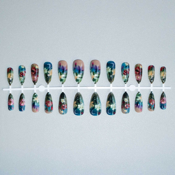 Artistic Floral Nail Design Kit