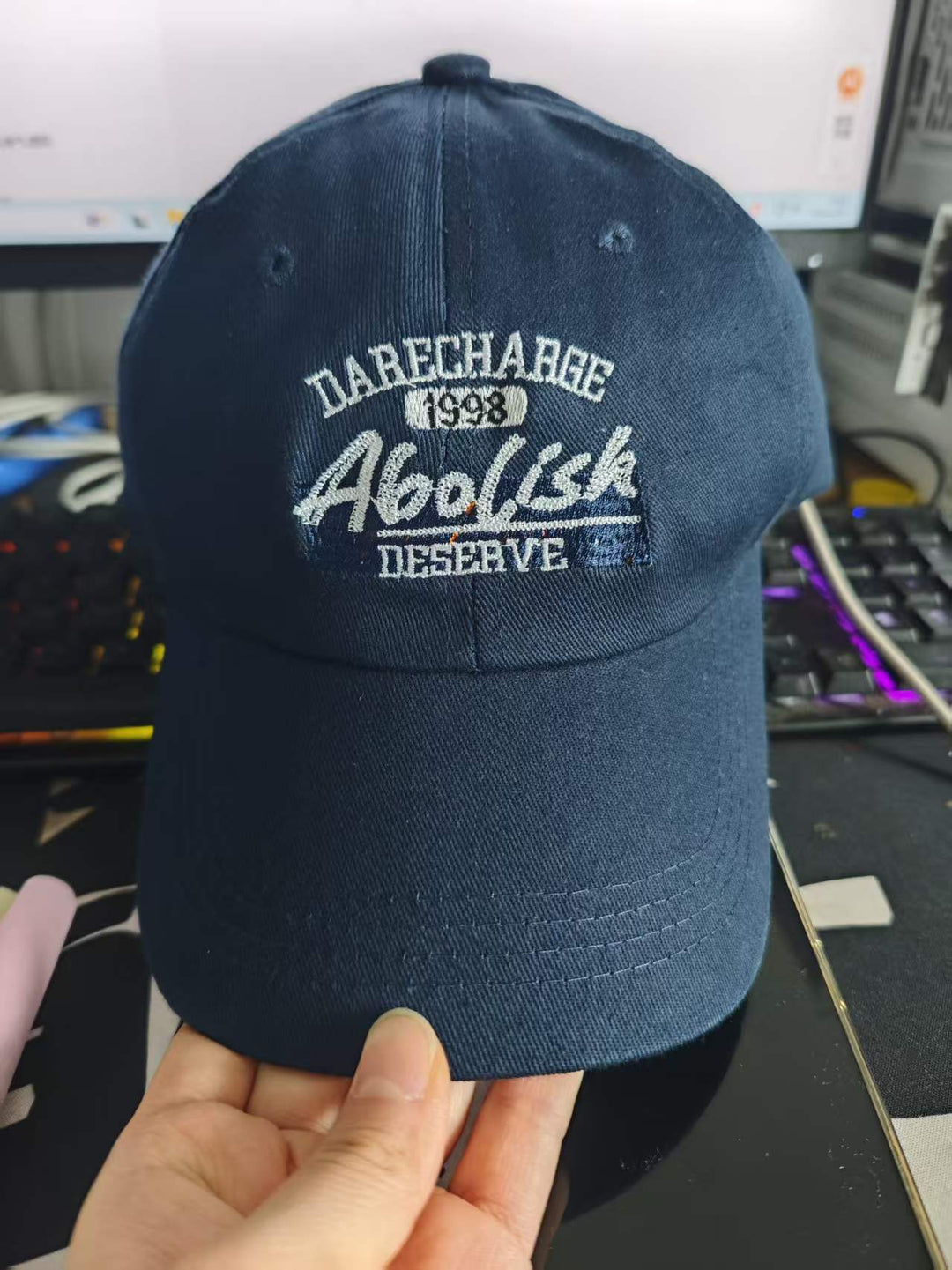 Men's Casual Distressed Graphic Cap Stornfield