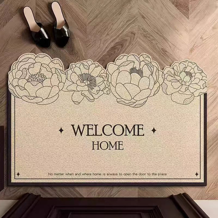 Floral Welcome Mat Stornfield
