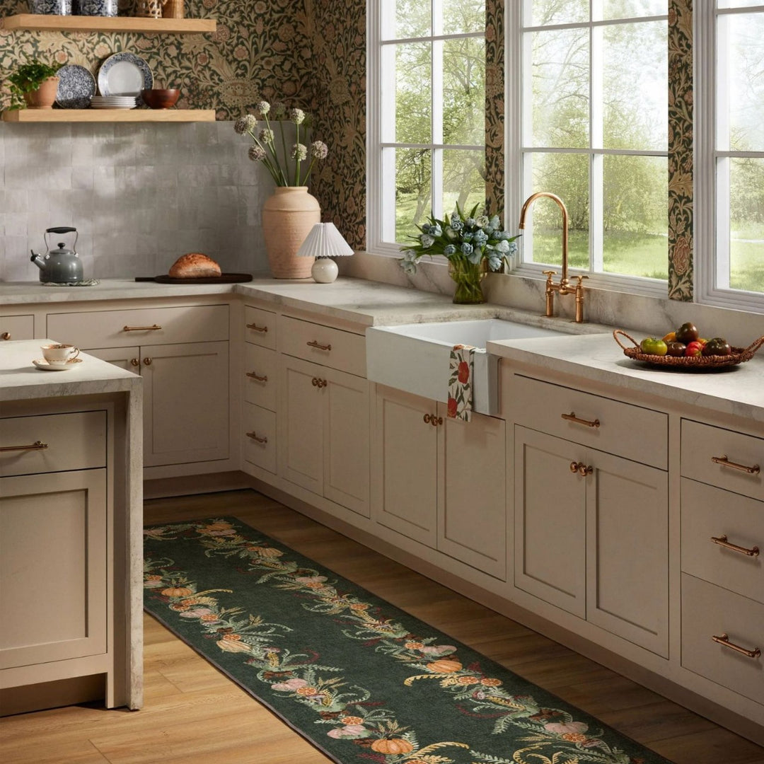 Contemporary Geometric Kitchen Runner