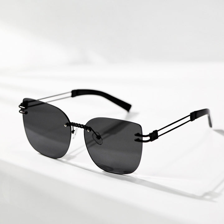 Women's Oversized Sunglasses with Stylish Gradient and Unique Frame Stornfield